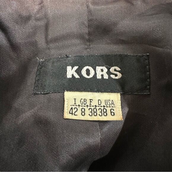 Michael Kors Vintages 90s Pinstripe Blazer Bodysuit Size 6 - Picture 10 of 10